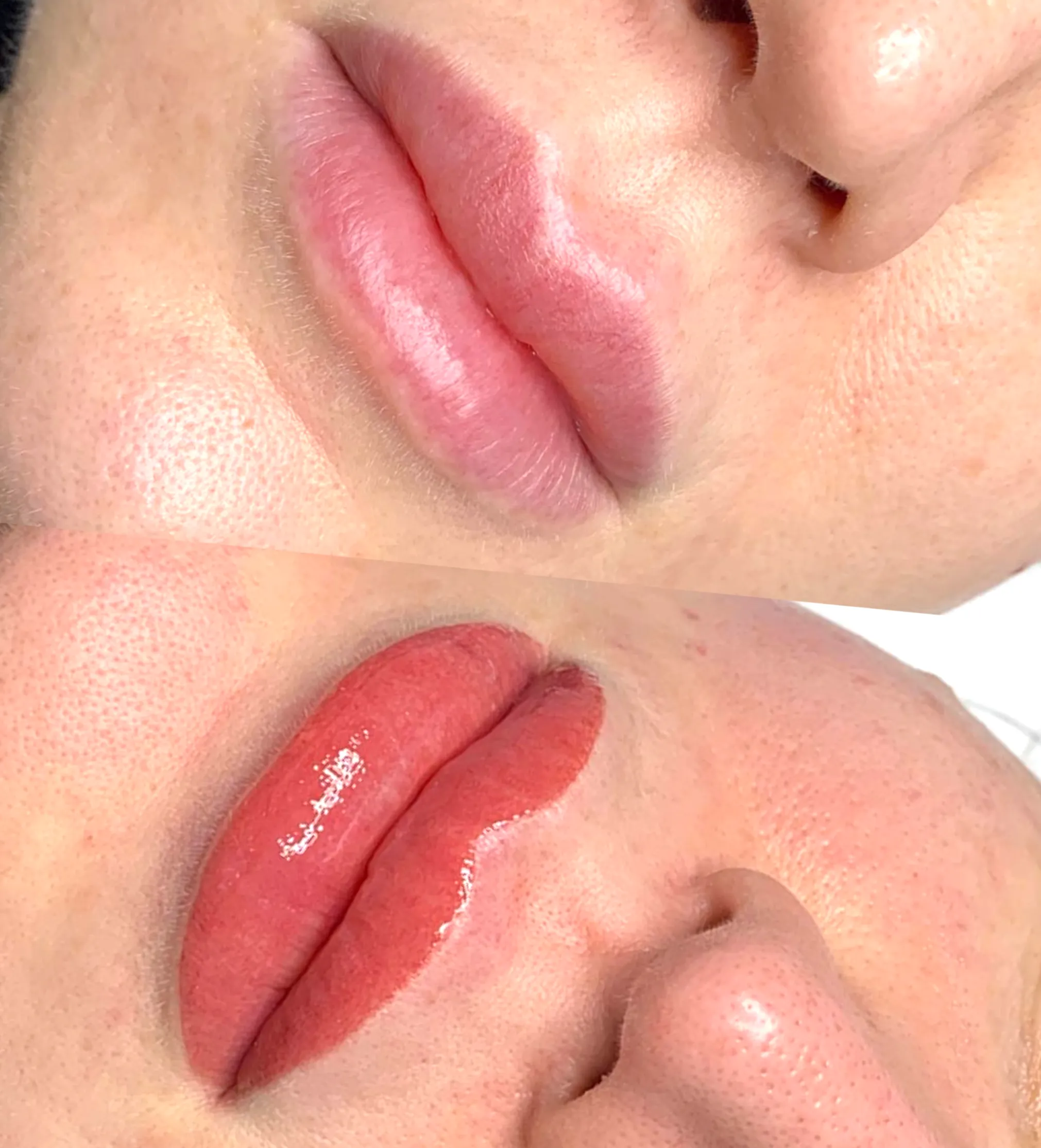 lip blush correction