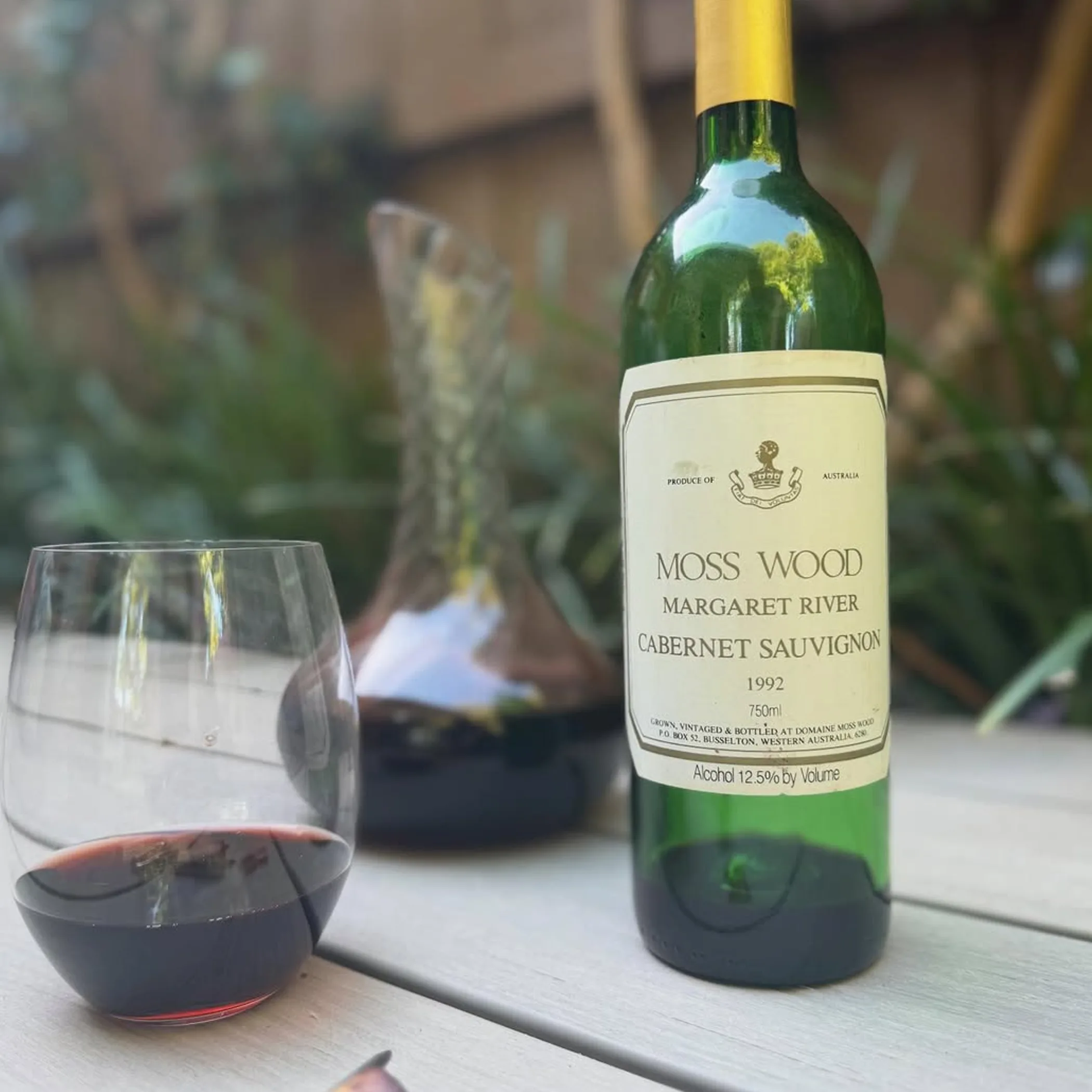 bottles of australian cabernet sauvignon wine