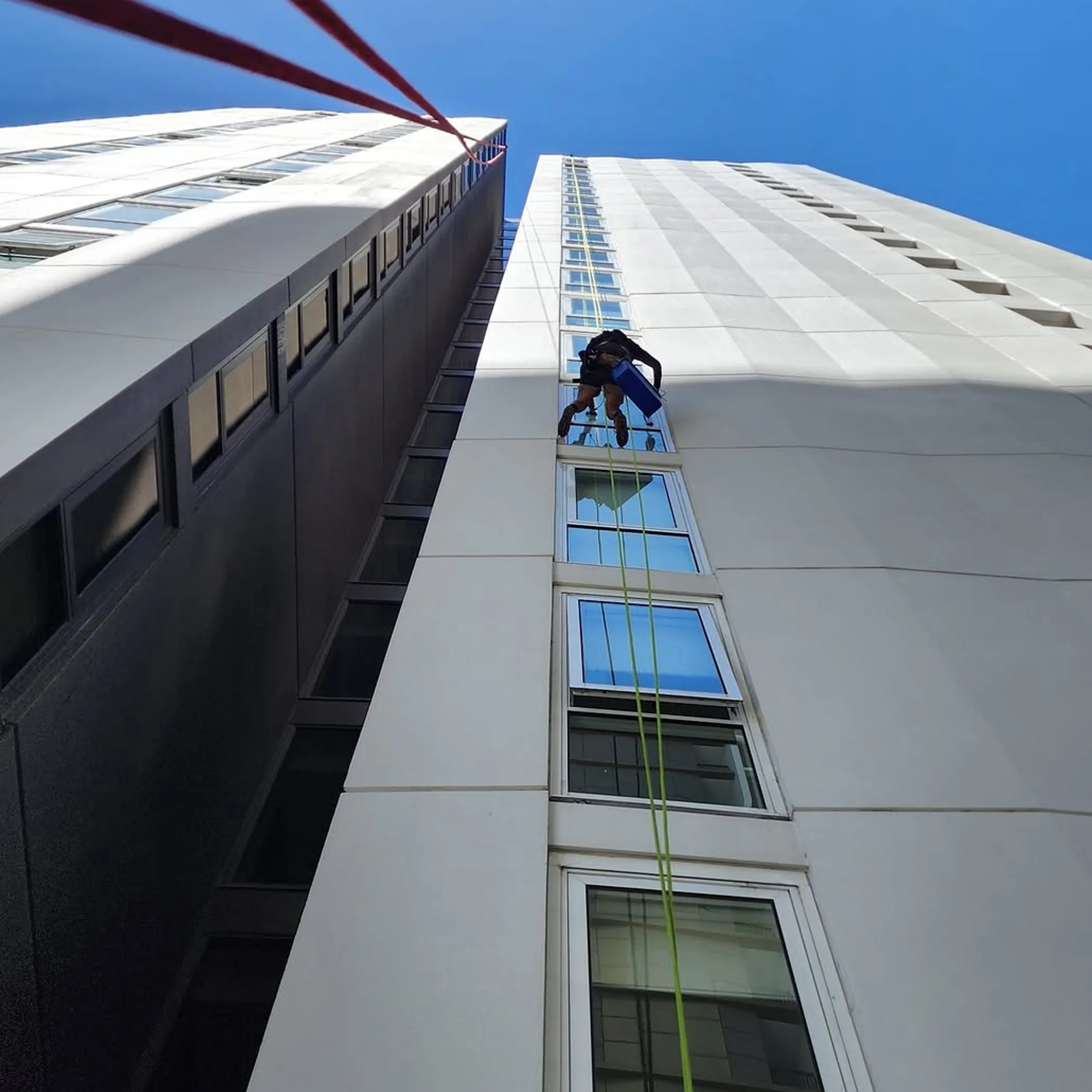 high-rise rope access work