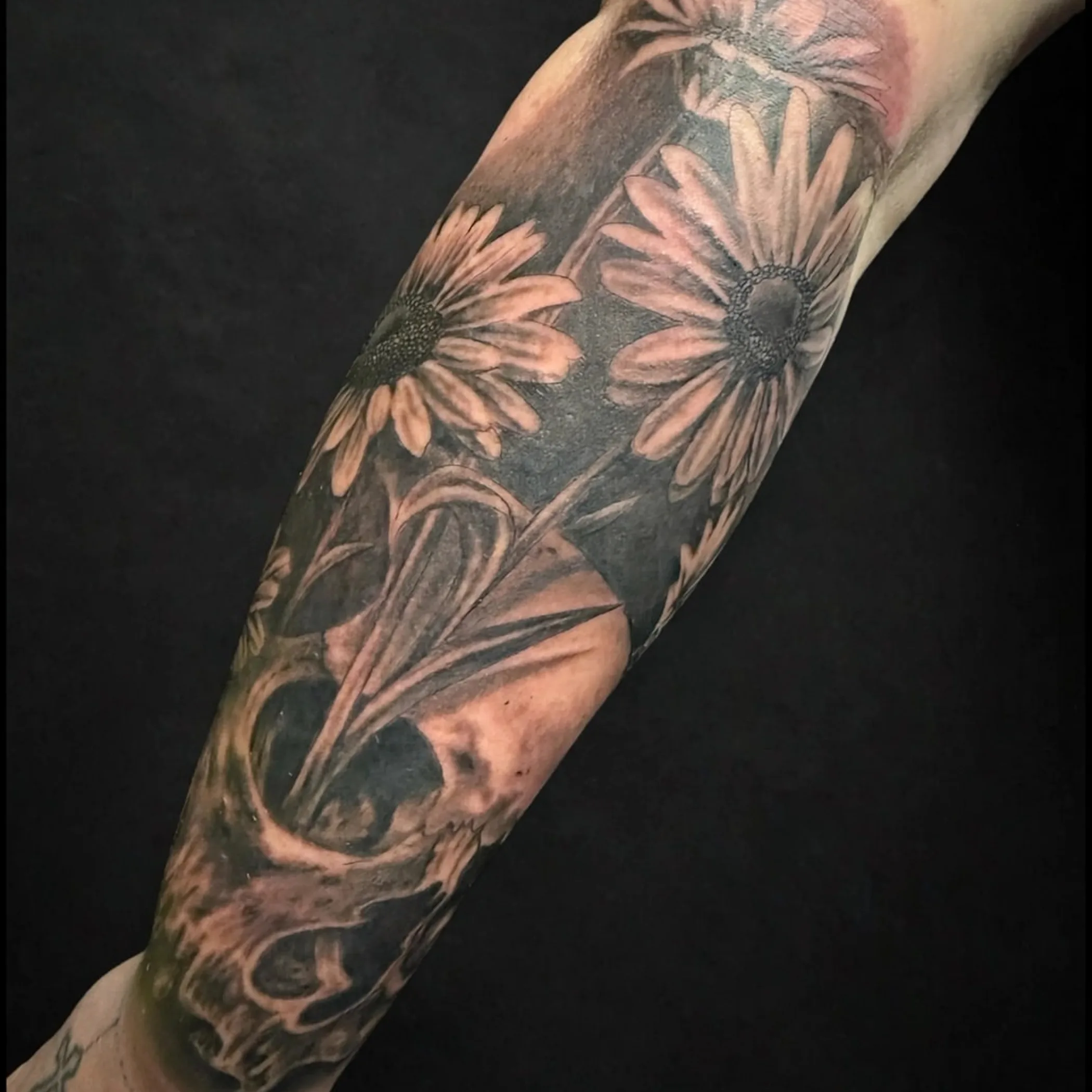 daisy flower tattoo